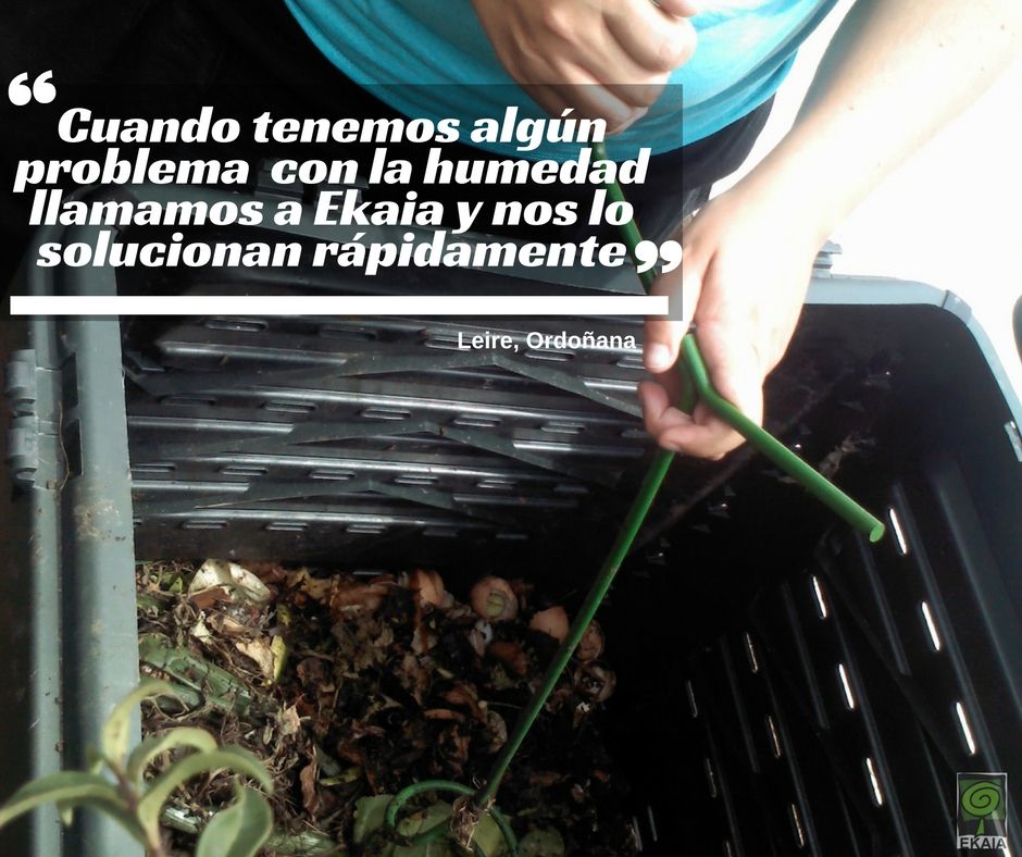 Abono organico ecologico Cliente Leire Ekaia Eko Compost Servicio